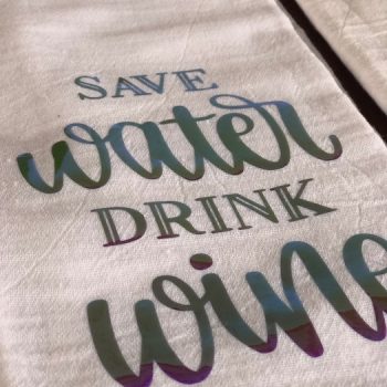 tea towels wine sets