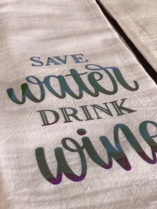 tea towels wine sets