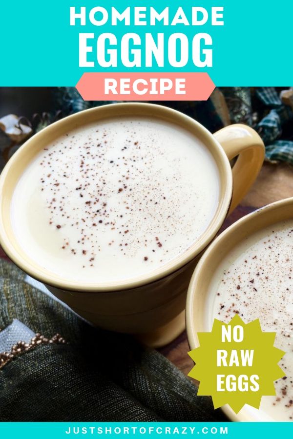 Homemade Eggnog Recipe No Raw Eggs Just Short of Crazy