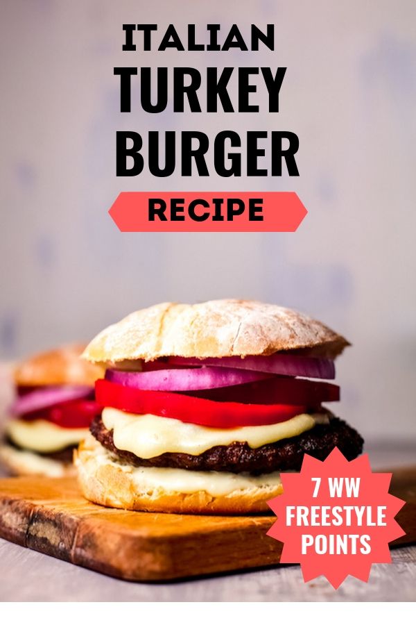 italian turkey burger recipe