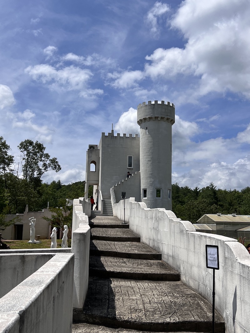 rampart walkway at Uhuburg Castle