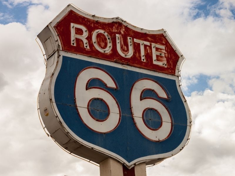 route 66 sign