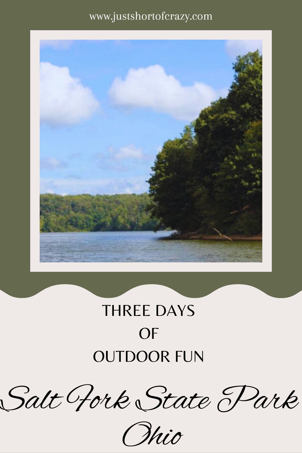 At Salt Fork State Park, there are three locations where a Bigfoot