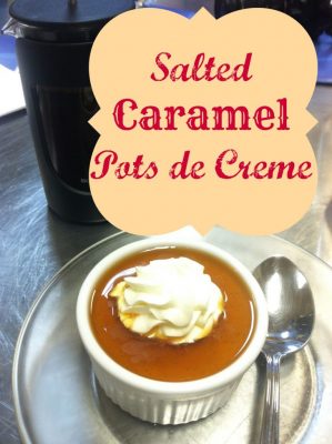 salted caramel pots de creme