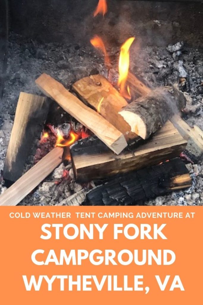 stony fork cold weather camping