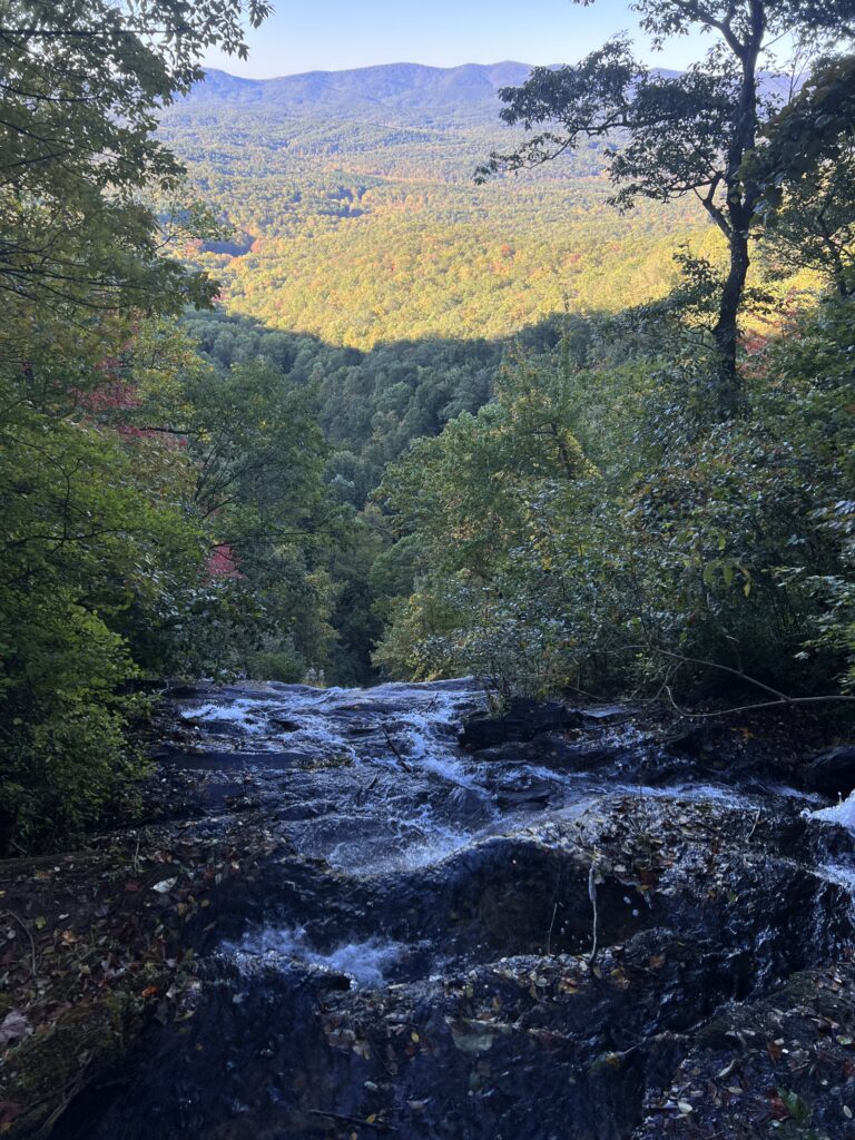 top of amicalola falls,