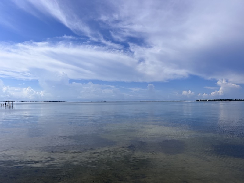 view of the bay from Oaks by the bay park