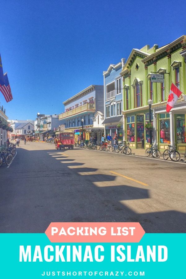 what to pack for mackinac island