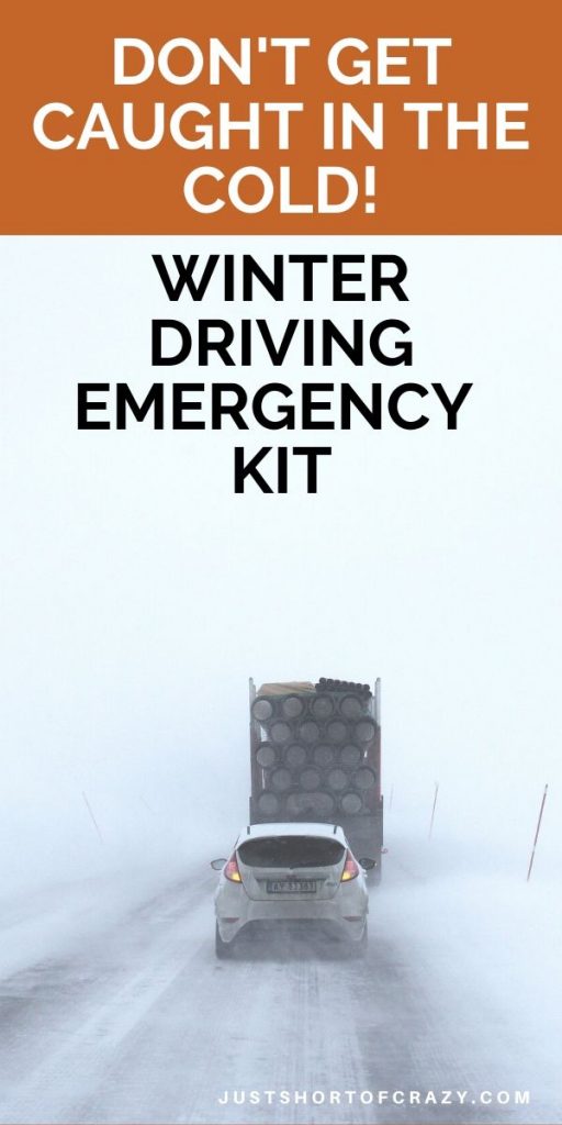 winter driving emergency kit